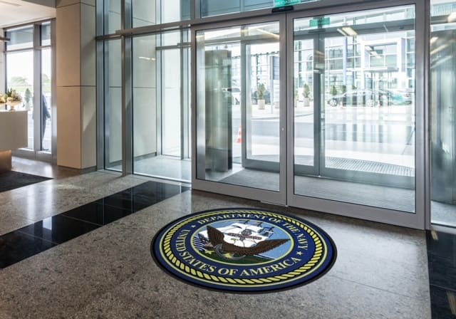 military logo mats