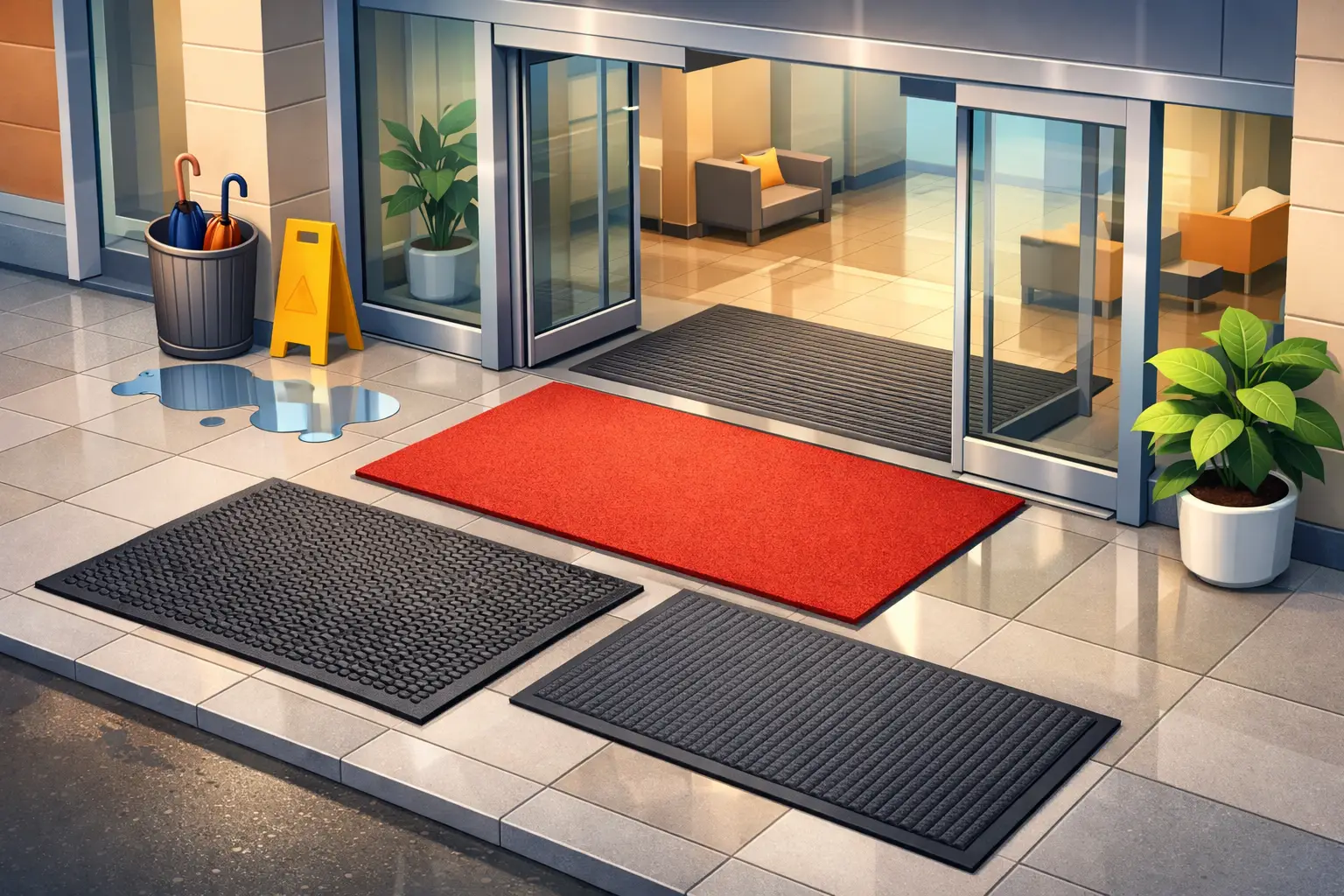 Guide to Facility Mat Placement for Safer Entries