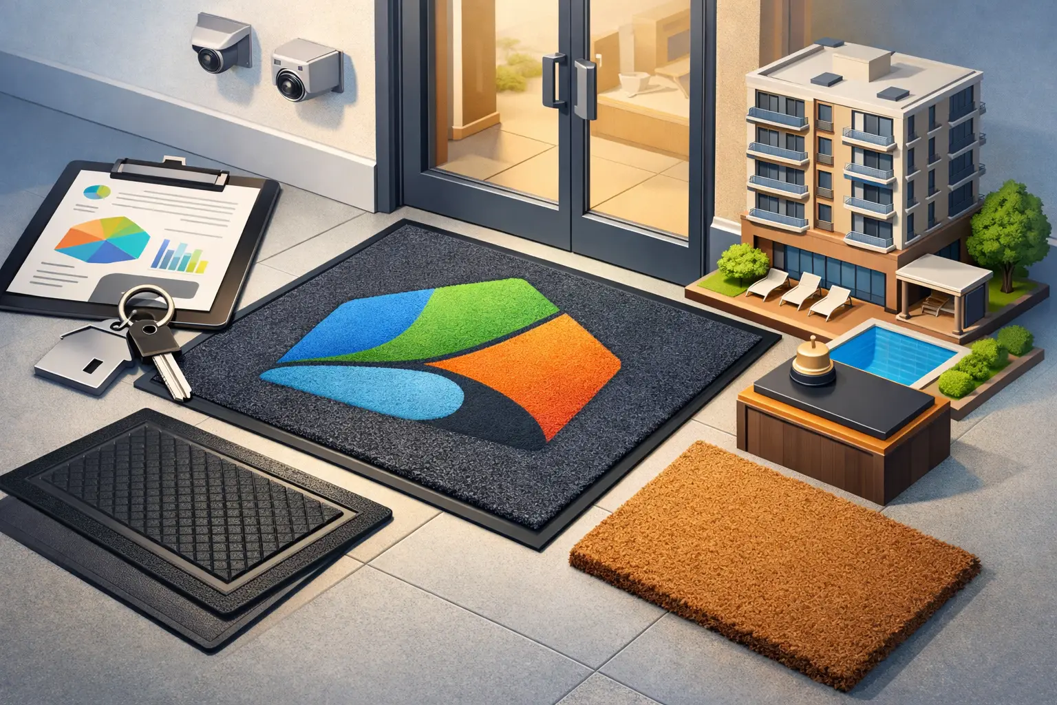 Logo Mats for Property Managers That Work