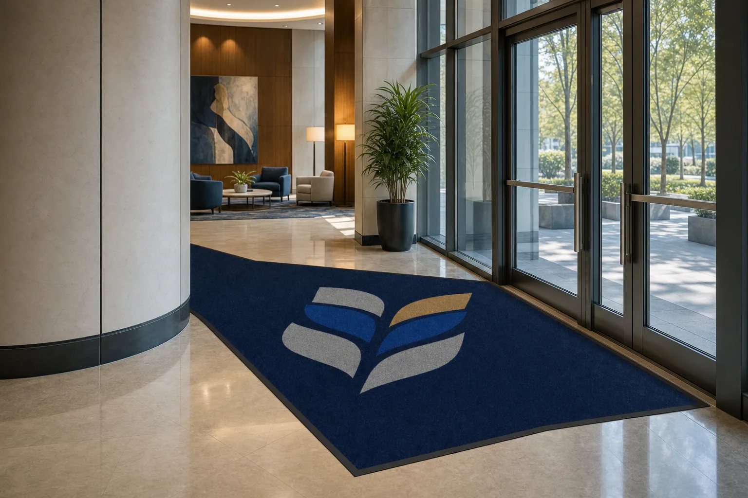 Custom cut floor mats