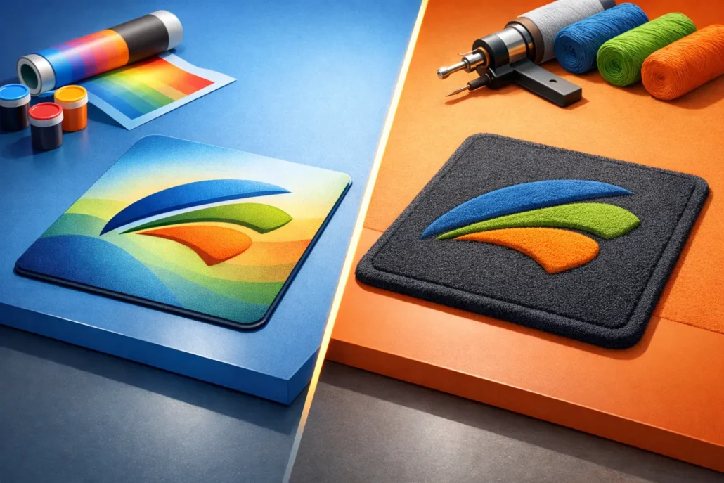 Printed Versus Tufted Logo Mats Compared