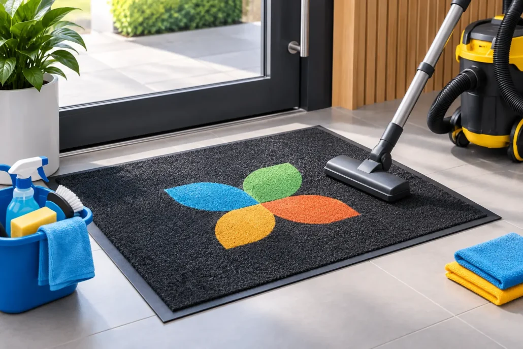 How to Keep Clean Logo Mats Looking Professional