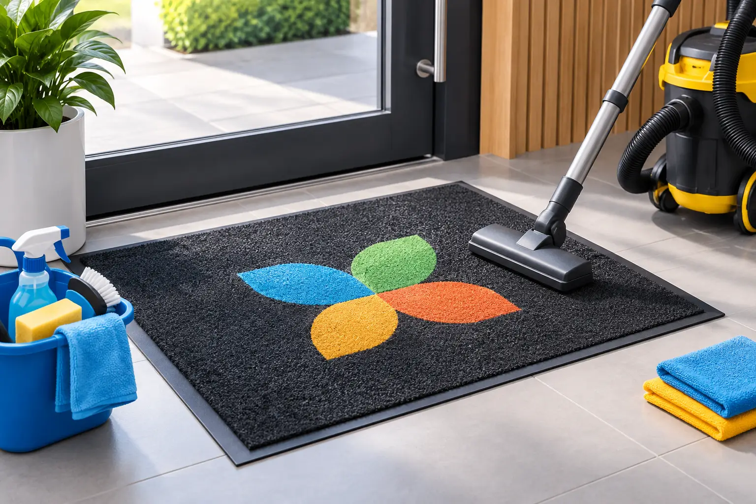 How to Keep Clean Logo Mats Looking Professional