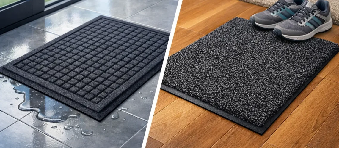 WaterHog Versus Vinyl Loop: Which Mat Fits?