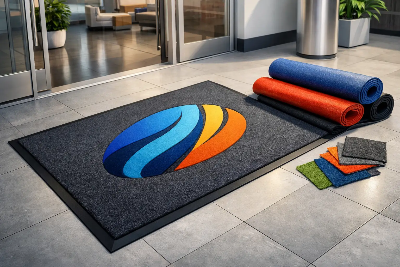 Inlay Logo Mat Design That Holds Up