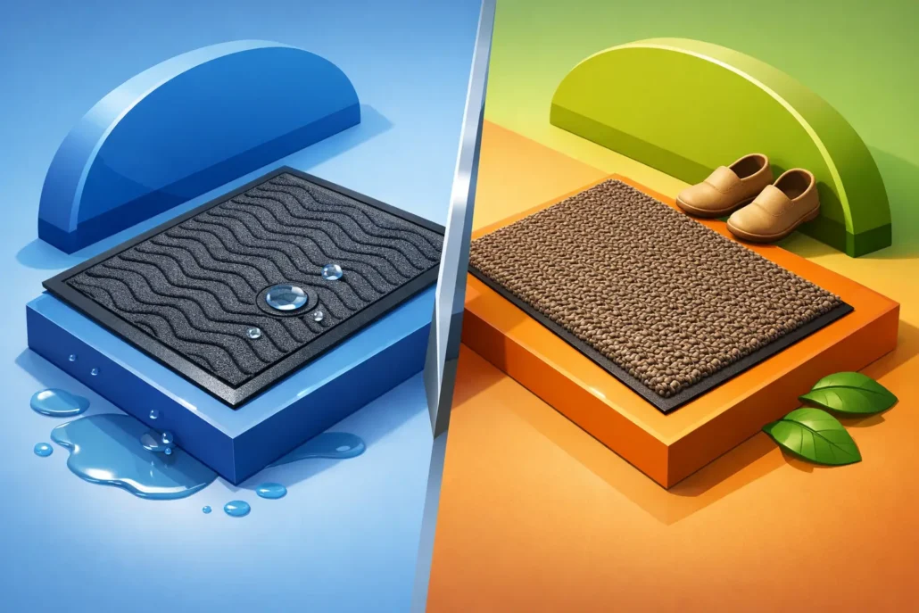 WaterHog vs Berber Impressions