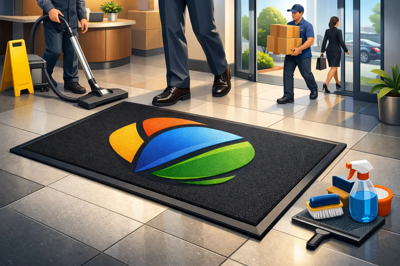 How Commercial Logo Doormats Work Harder