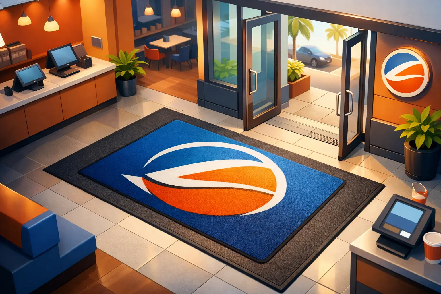 Logo Mats for Franchise Locations That Work